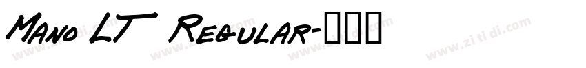 Mano LT Regular字体转换